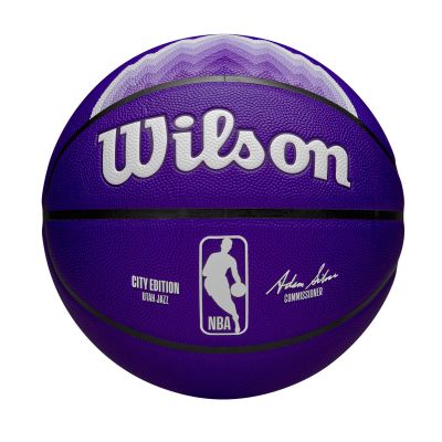 Wilson 2023 NBA Team City Collector Utah Jazz Size 7 - Μωβ - Μπάλα