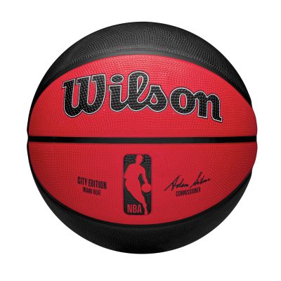 Wilson 2023 NBA Team City Edition Miami Heat Size 7 - το κόκκινο - Μπάλα