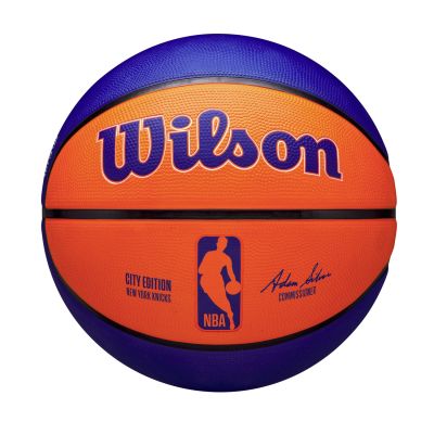 Wilson 2023 NBA Team City Edition New York Knicks Size 7 - Πορτοκάλι - Μπάλα