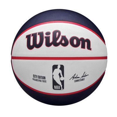 Wilson 2023 NBA Team City Edition Philadelphia 76 ers Size 7 - Μπλε - Μπάλα